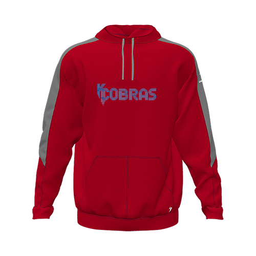 [CUS-DFW-HOOD-FLC-LSL-RED-YXS-LOGO1] Hoodie (Youth XS, Red, Logo 1)
