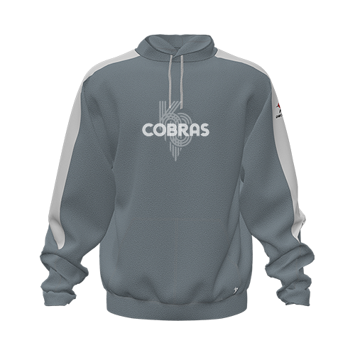 [CUS-DFW-HOOD-FLC-LSL-GRY-YXS-LOGO3] Hoodie (Youth XS, Gray, Logo 3)