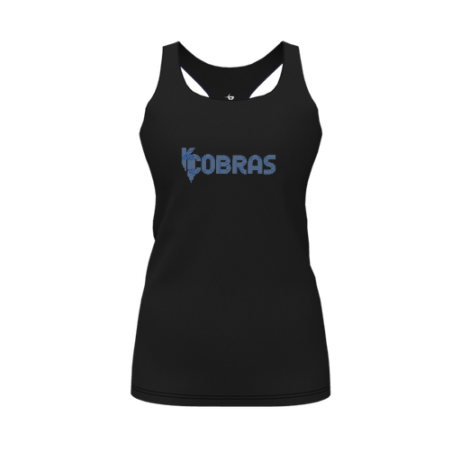 [FT0TRBBK-FYS-LOGO1] Decker Racerback Tank Top (Female Youth S, Black, Logo 1)