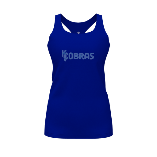[FT0TRBRY-FYS-LOGO1] Decker Racerback Tank Top (Female Youth S, Royal, Logo 1)