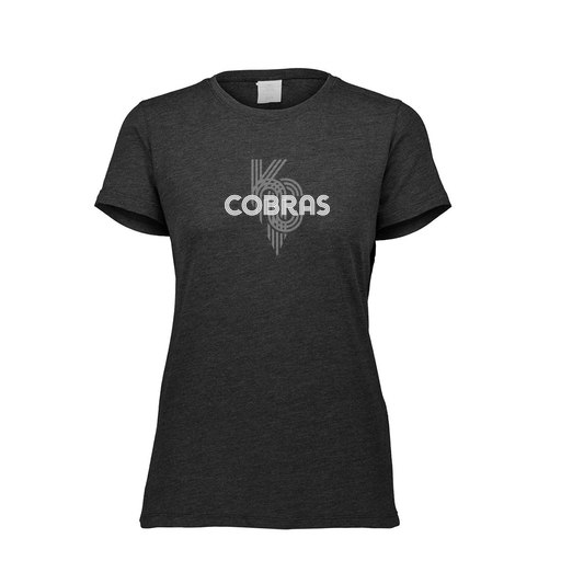 [FTSCUBBK-FAXS-LOGO3] Decker Women's Tri-Blend T-Shirt - Short Sleeve (Female Adult XS, Black, Logo 3)