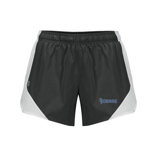 [229489.420.S-LOGO1] Girls Olympus Shorts (Female Youth S, Black, Logo 1)