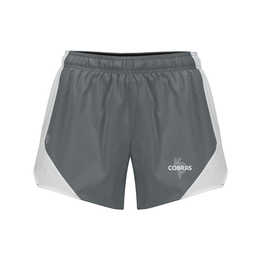 [229489.R04.S-LOGO3] Girls Olympus Shorts (Female Youth S, Gray, Logo 3)