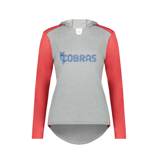 [6902.27V.XS-LOGO1] Ladies Vintage Hoodie (Female Adult XS, Red, Logo 1)