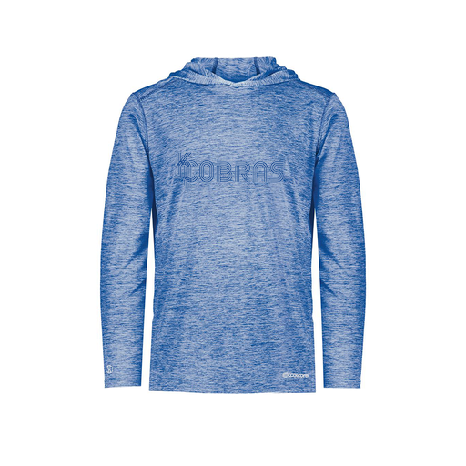 [FOLHCGRY-YS-LOGO1] Decker Youth Charge Hoodie (Youth S, Royal, Logo 1)