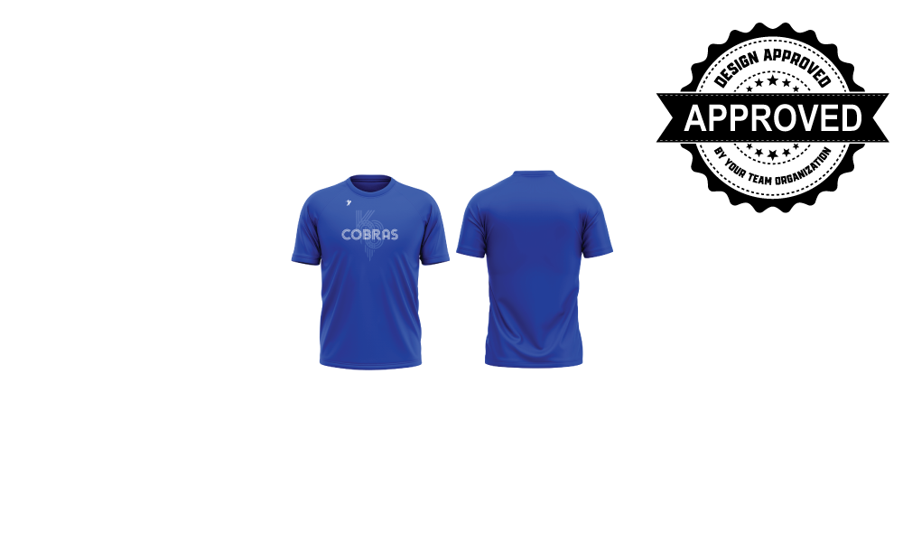 KC Cobras - Royal Blue SSL Practice Jersey (W/O Number)