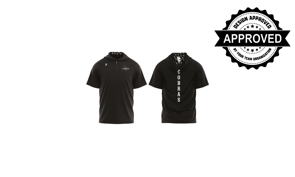 KC Cobras - Black SSL Cage Jacket (Hooded)