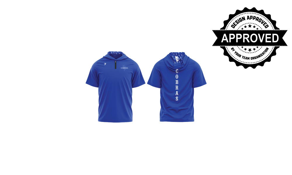 KC Cobras - Royal Blue SSL Cage Jacket (Hooded)