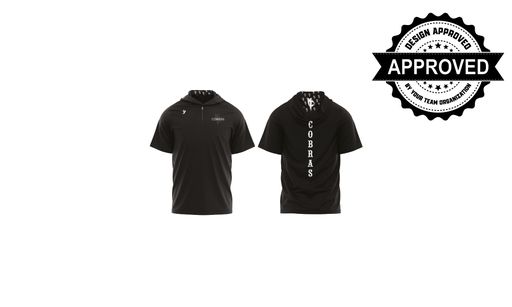 KC Cobras - Black SSL Cage Jacket (Hooded)