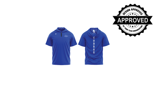 KC Cobras - Royal Blue SSL Cage Jacket (Hooded)